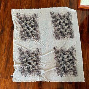 rare 90s jean paul gaultier scarf wrap ups grape print
